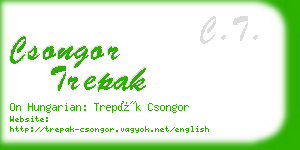 csongor trepak business card